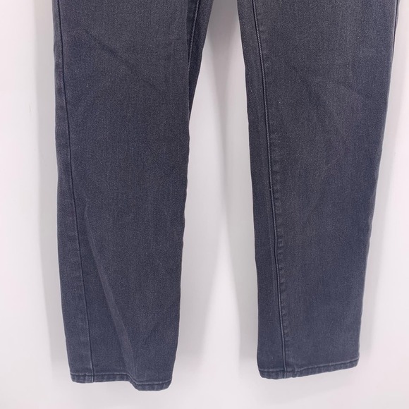 Fashion Nova Black High-Rise  Straight Jeans Womens Size 3 - Picture 4 of 8